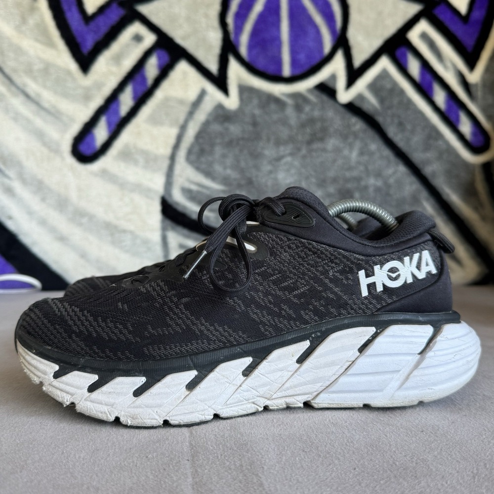 Size 9 - Hoka One One Gaviota 4 Women's Black White 1123199 BWHT